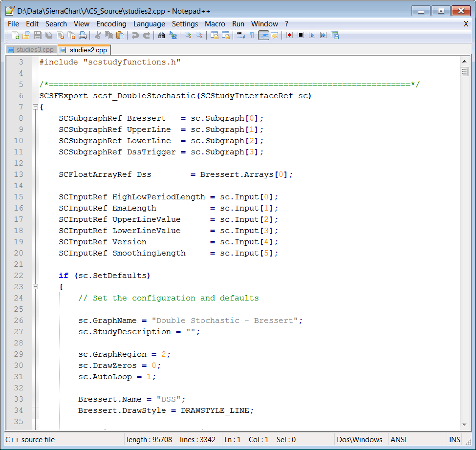 Sierra Chart Programming