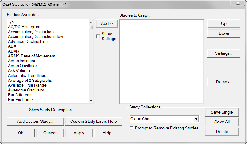 Access to Study Settings