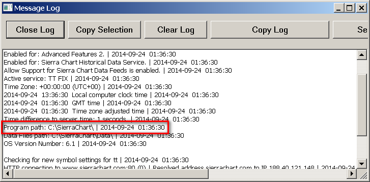 Uninstall Sierra Chart